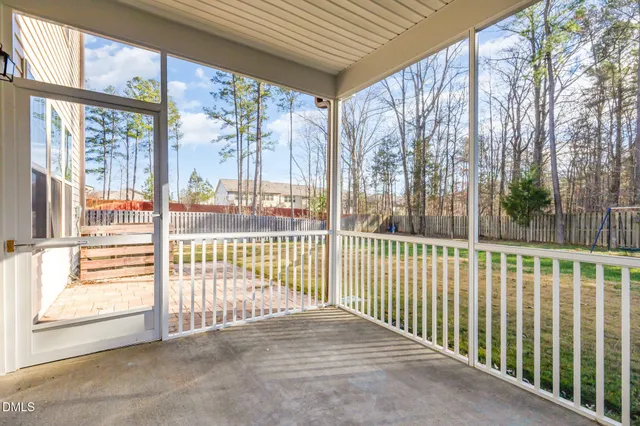 a view of backyard from window