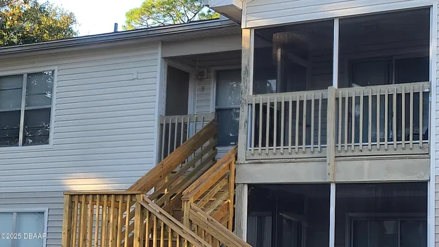 a view of a house with a window