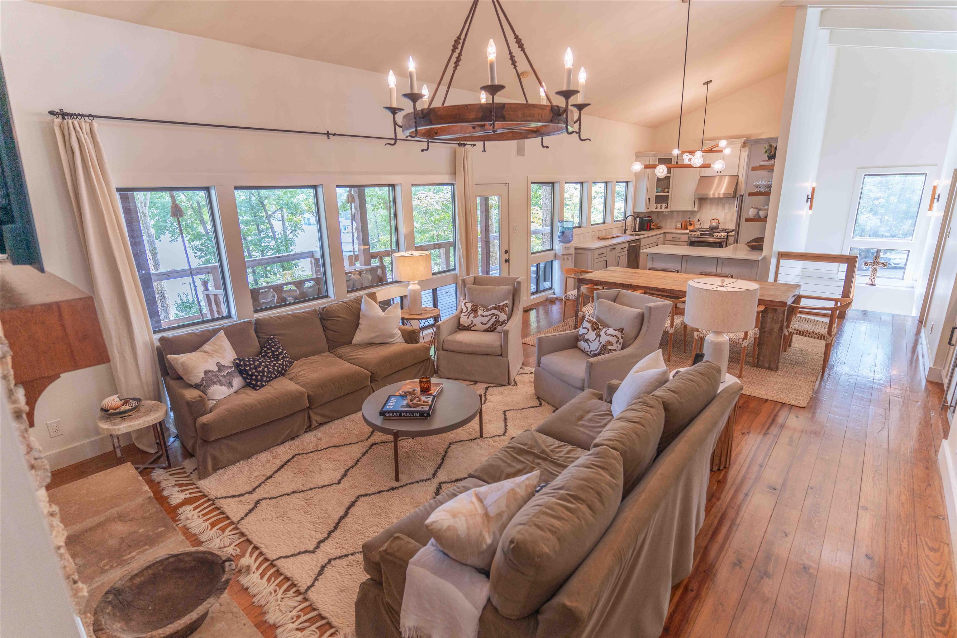 150 Turley Lane Counce, TN 38326 - Photo 36 of 37 a living room with furniture and a chandelier