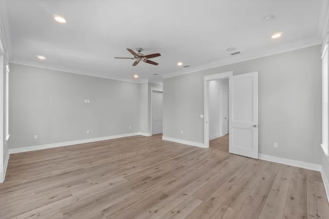 a close view of closet