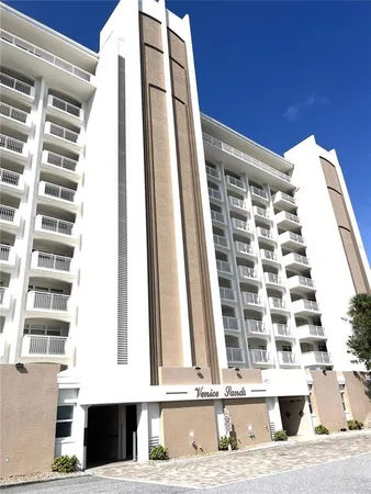 a view of a tall building