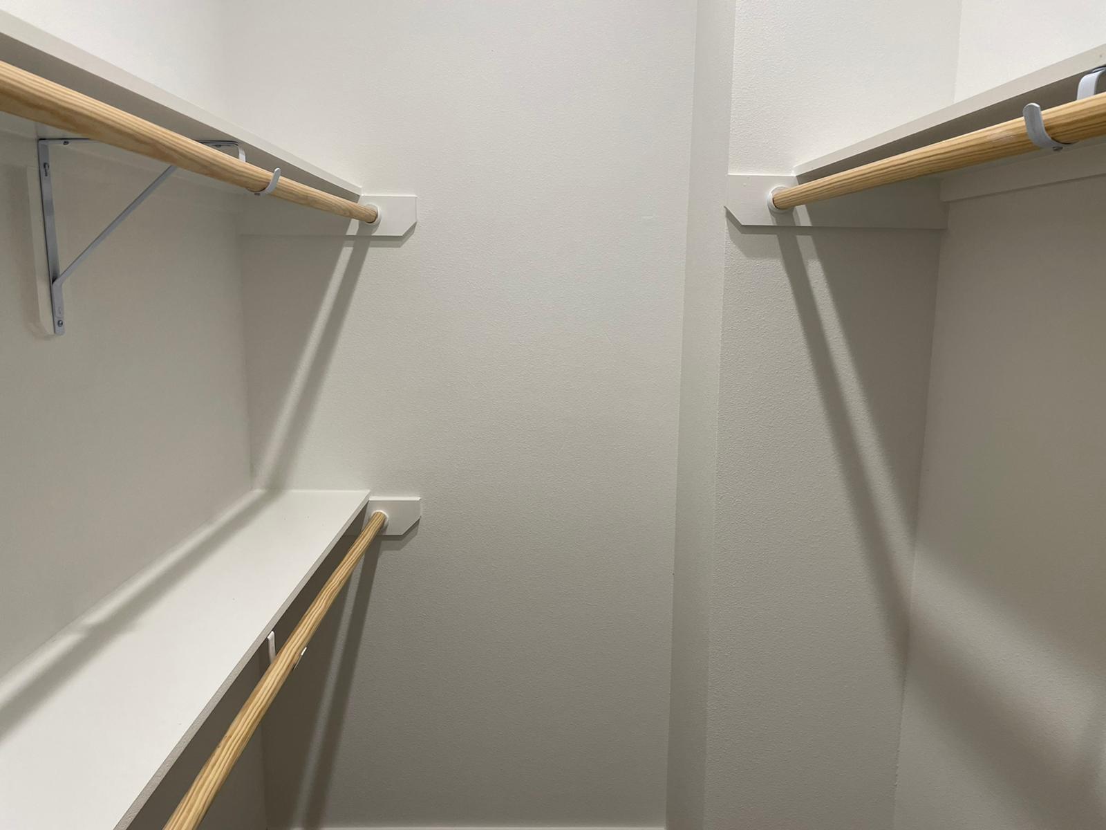 9114 Caddo Road, Unit A & B Houston, TX 77078 - Photo 15 of 24 En-Suite Walk-In Closet ample shelving and hanging space defines this highly functional, well-designed closet.