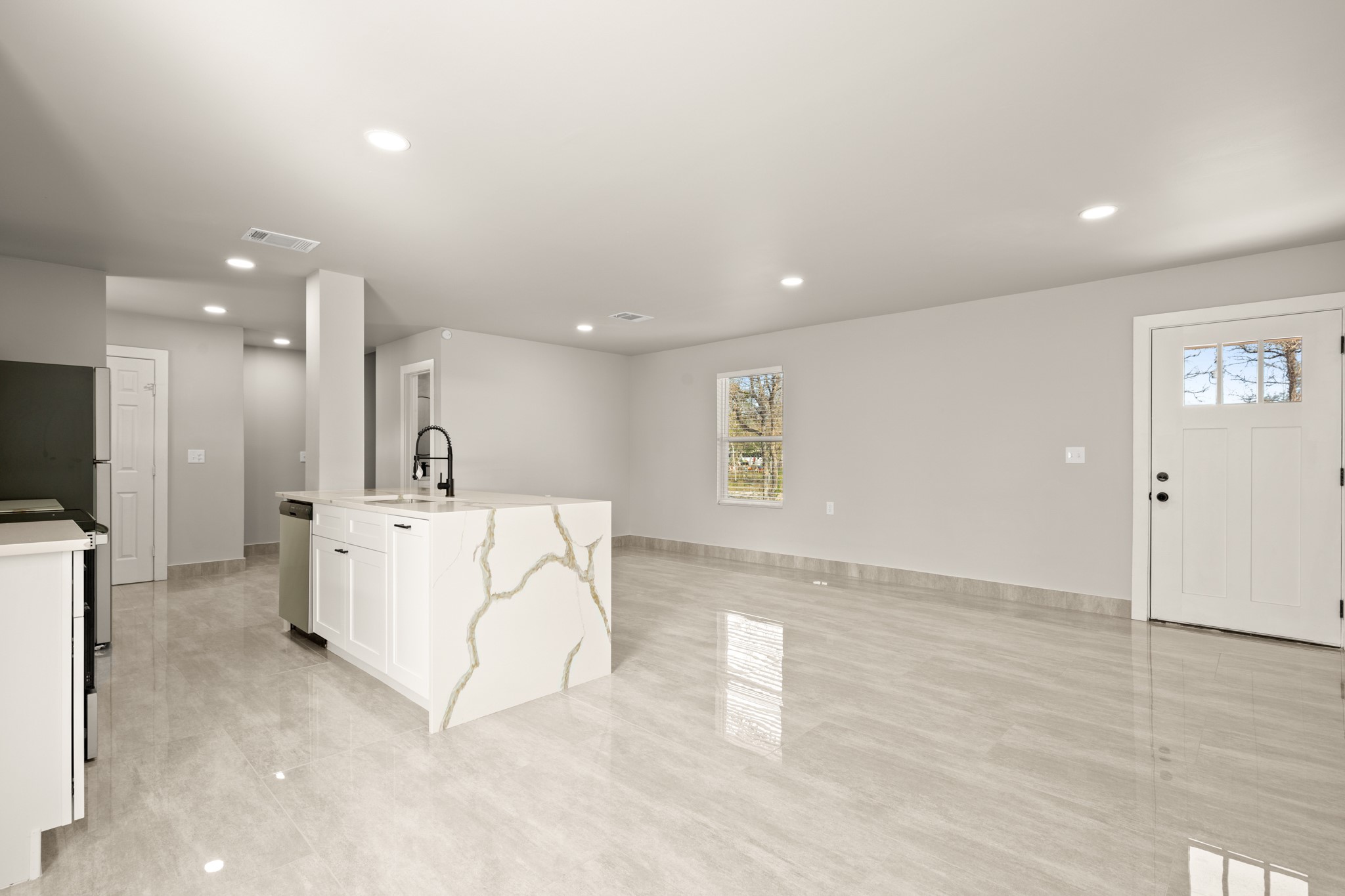 183 Mimosa Road Dale, TX 78616 - Photo 6 of 32 a view of a livingroom with furniture and a flat screen tv