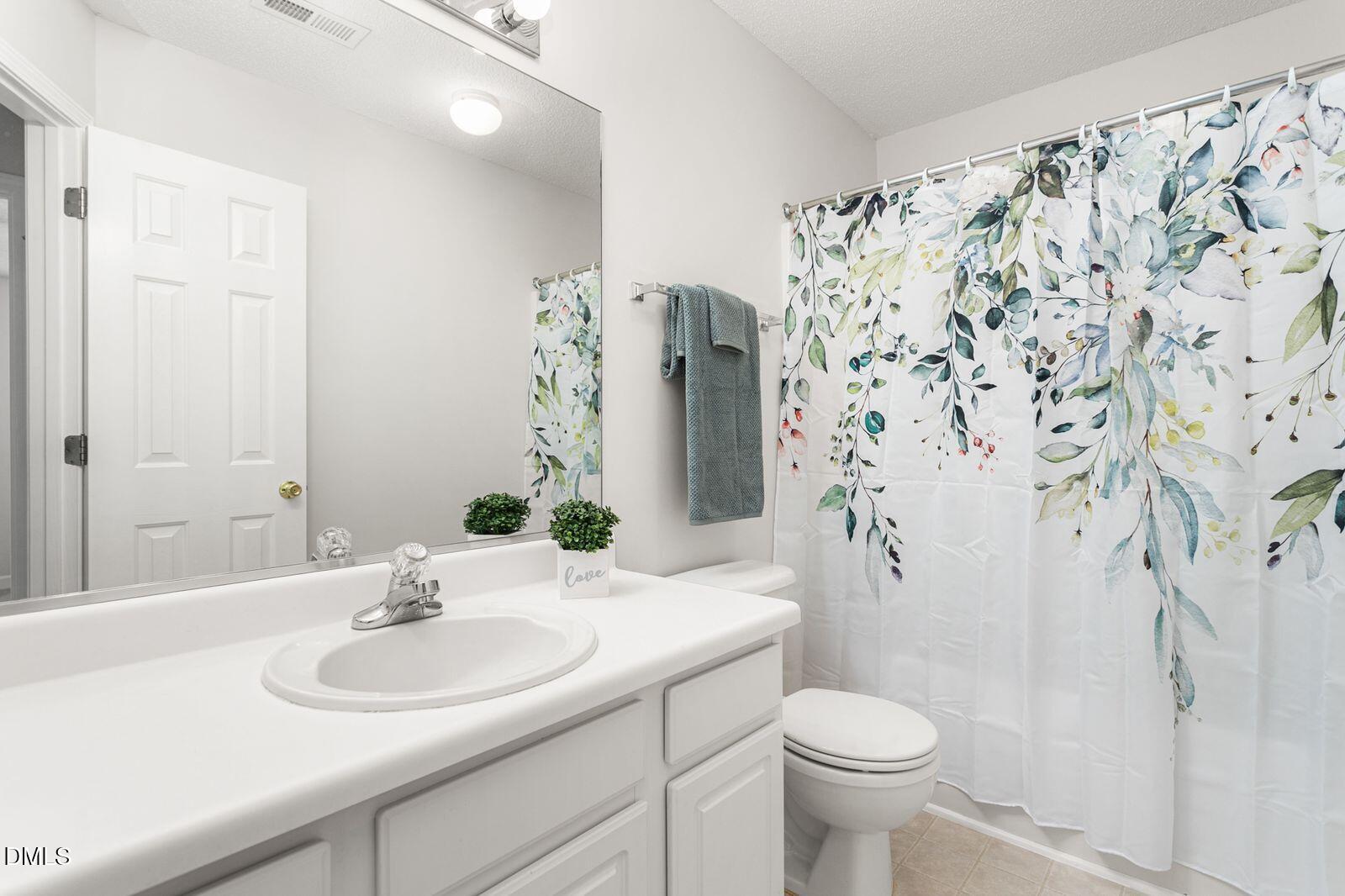 605 Huntingdon Street Elon, NC 27244 - Photo 8 of 18 a bathroom with a sink toilet and shower