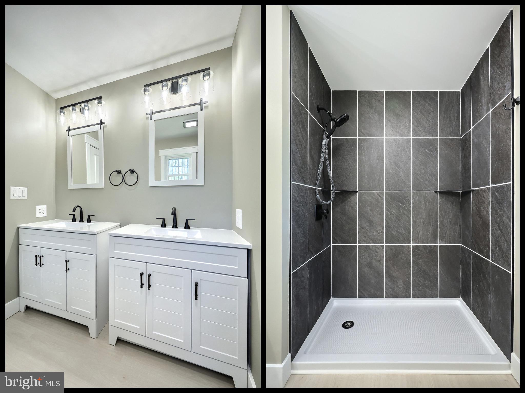 10 Echo Trail Fairfield, PA 17320 - Photo 36 of 43 a bathroom with a tub sink a mirror and a shower