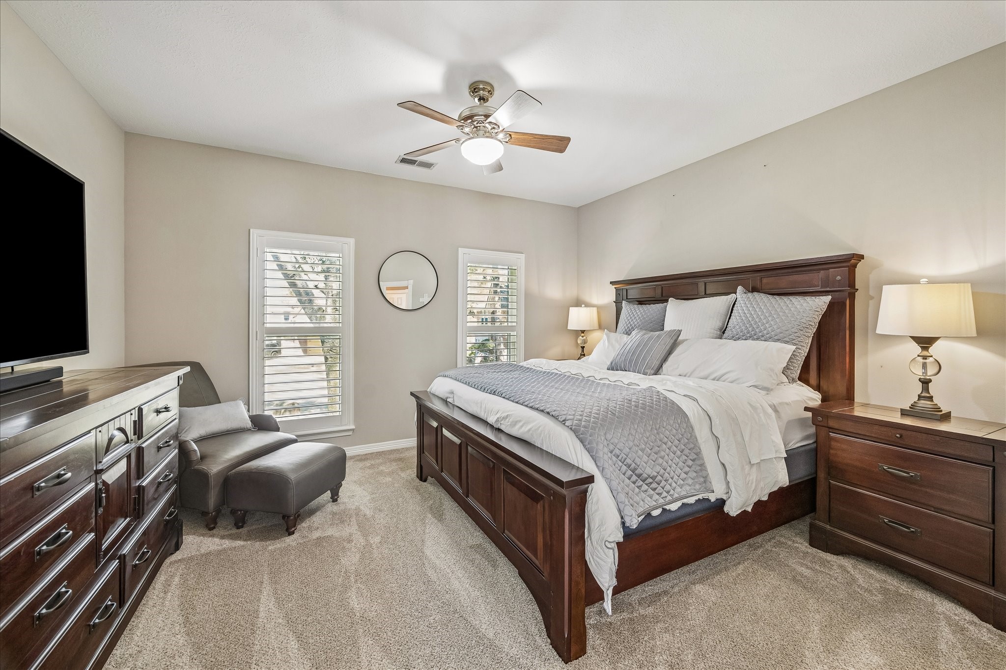 16407 Emilia Court Spring, TX 77379 - Photo 27 of 35 This secondary bedroom #3 with ensuite is SUPER PRIVATE, tucked away in it's own area on 2nd floor.