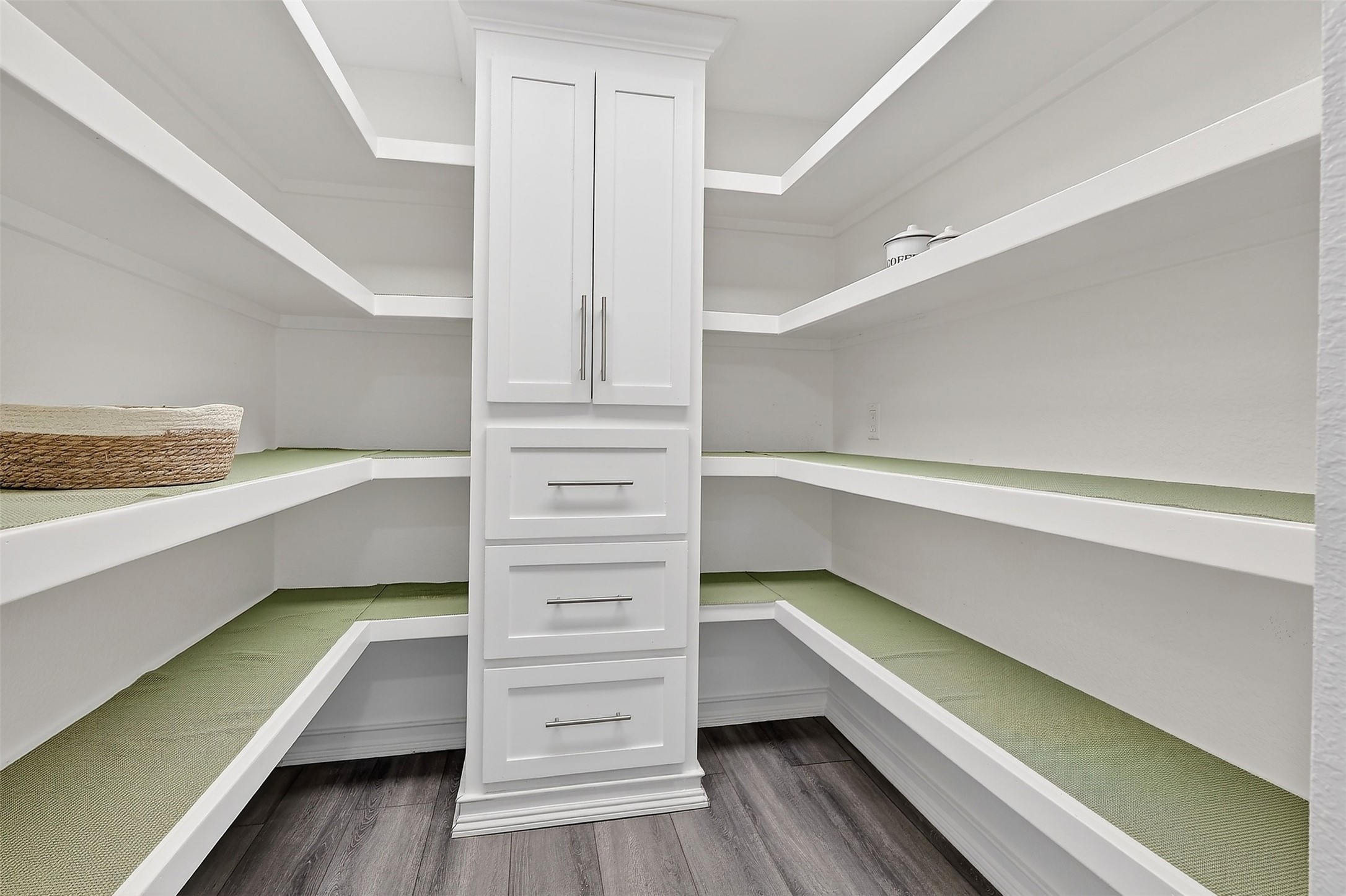 17106 Spring Creek Forest Drive Spring, TX 77379 - Photo 11 of 49 Large walk-in pantry with generous shelving and easy access, providing plenty of room for groceries, small appliances and extra storage.