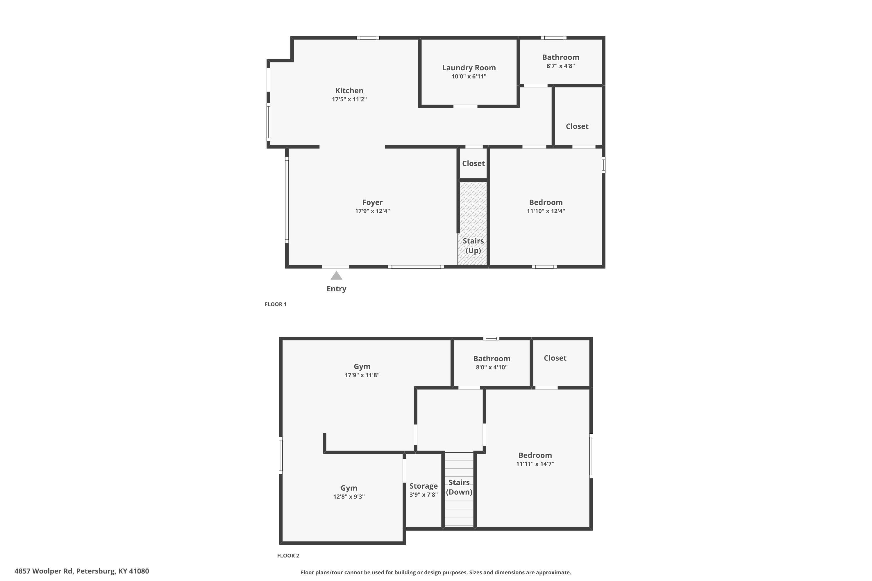 4857 Woolper Road Petersburg, KY 41080 - Photo 27 of 27 Combined Floorplan