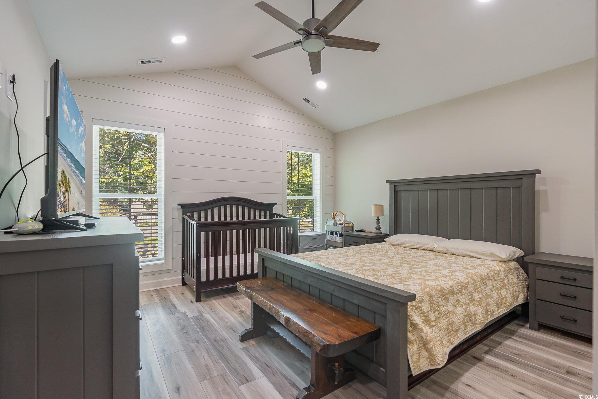 208 Kings Crossing Loop Murrells Inlet, SC 29576 - Photo 13 of 28 Bedroom with light hardwood / wood-style floors, c