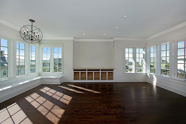 Lot 8 Tresca Place Santa Rosa Beach, FL 32459 - Photo 13 of 43 a view of an empty room with wooden floor and a window