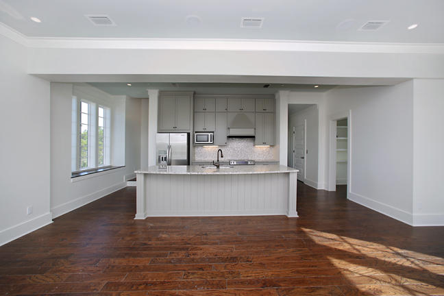 Lot 8 Tresca Place Santa Rosa Beach, FL 32459 - Photo 17 of 43 a open kitchen with a sink and dishwasher with wooden floor