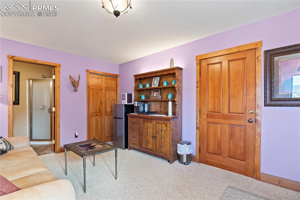 4528 Sheep Patch Road Golden, CO 80403 - Photo 30 of 40 a bedroom with furniture and a window