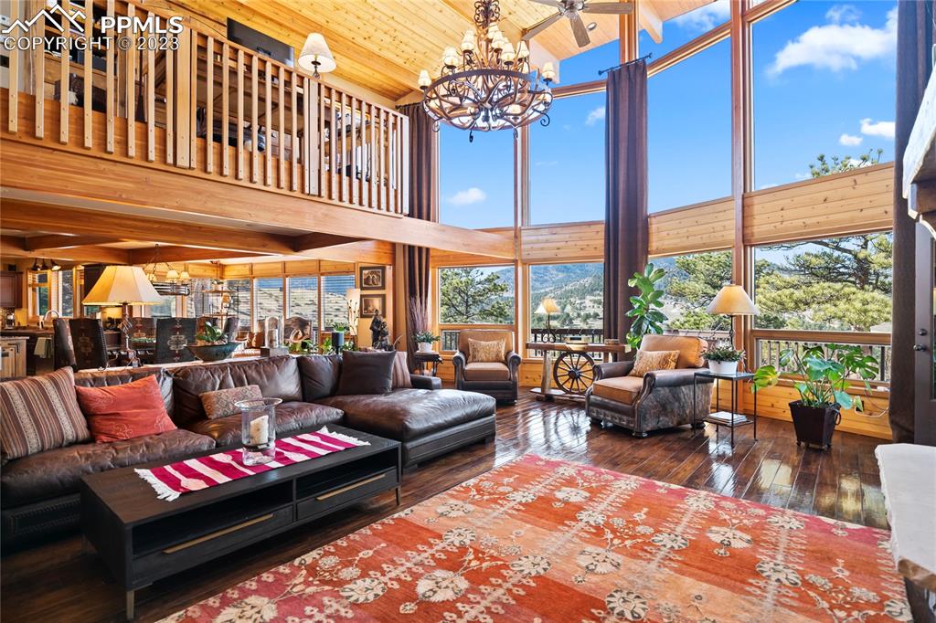 4528 Sheep Patch Road Golden, CO 80403 - Photo 8 of 40 a outdoor living space with furniture and outdoor view