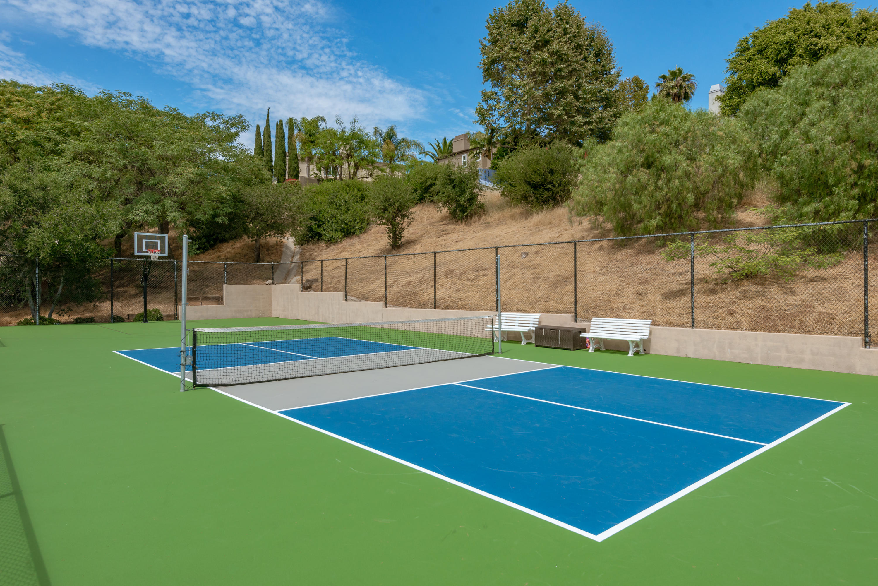 4004 Primavera Road Santa Barbara, CA 93110 - Photo 28 of 39 Pickle Ball & Basketball Courts