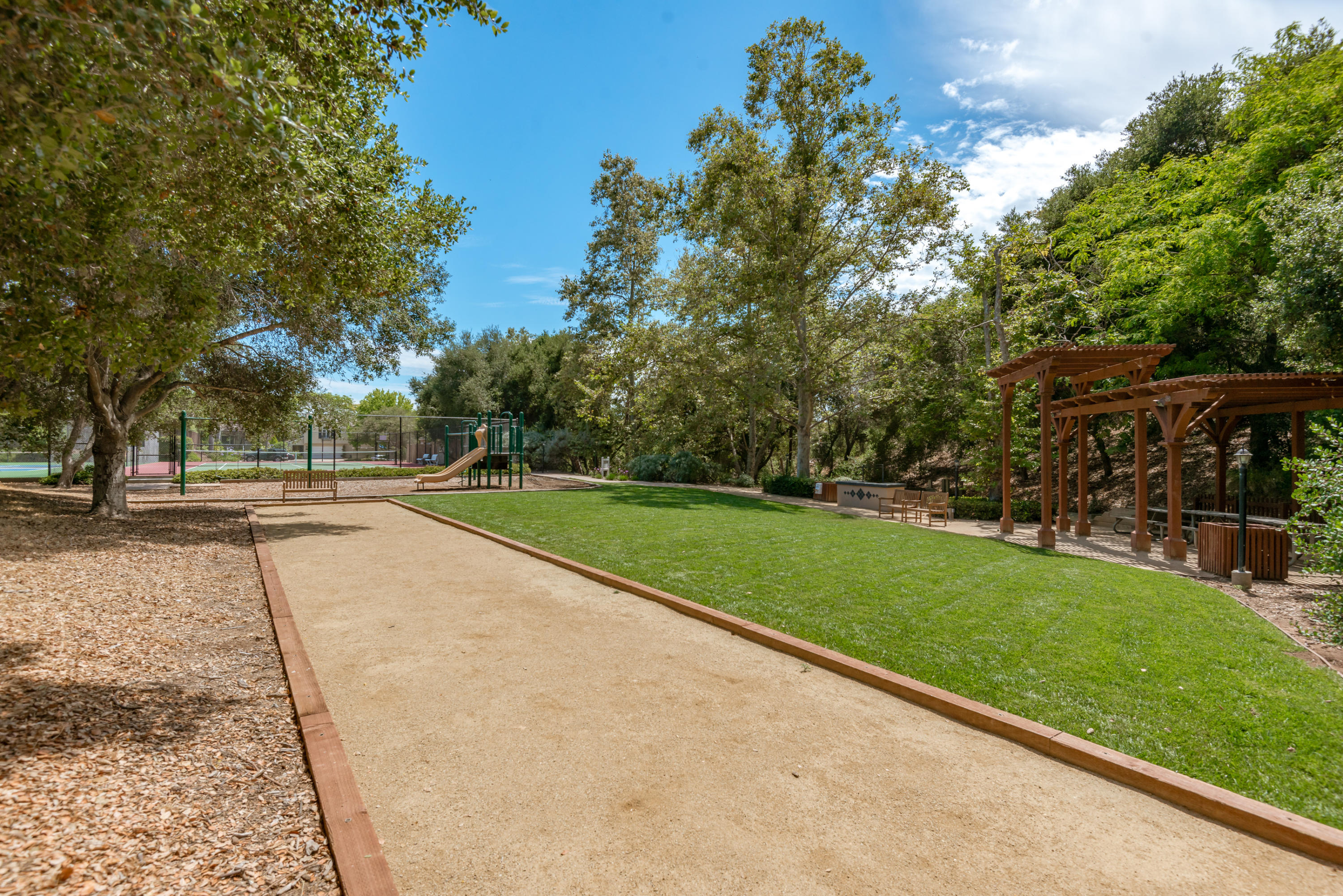 4004 Primavera Road Santa Barbara, CA 93110 - Photo 35 of 39 Bocce Ball Court