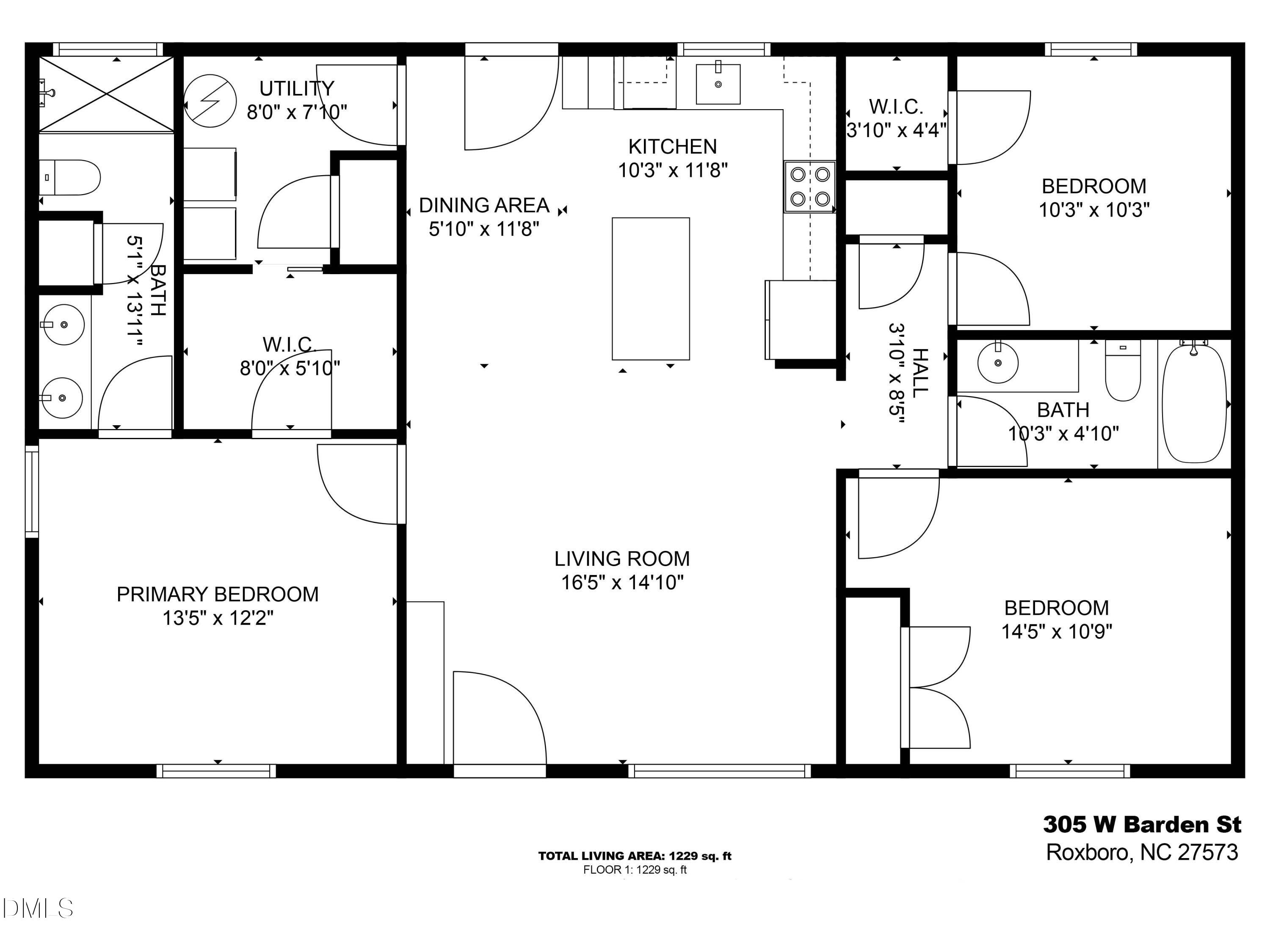 305 West Barden Street Roxboro, NC 27573 - Photo 5 of 31 a picture of a book and a bed