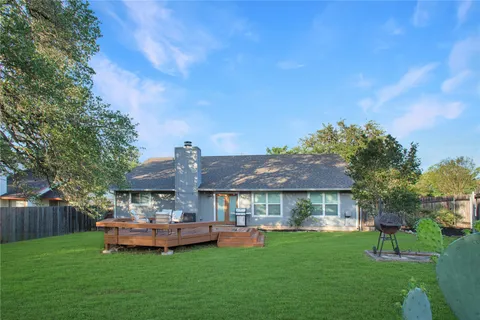 a view of outdoor space and yard