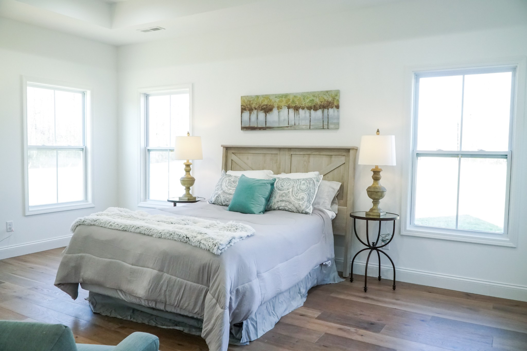 8203 Cookeville Boatdock Road Baxter, TN 38544 - Photo 27 of 64 a bedroom with a bed and windows