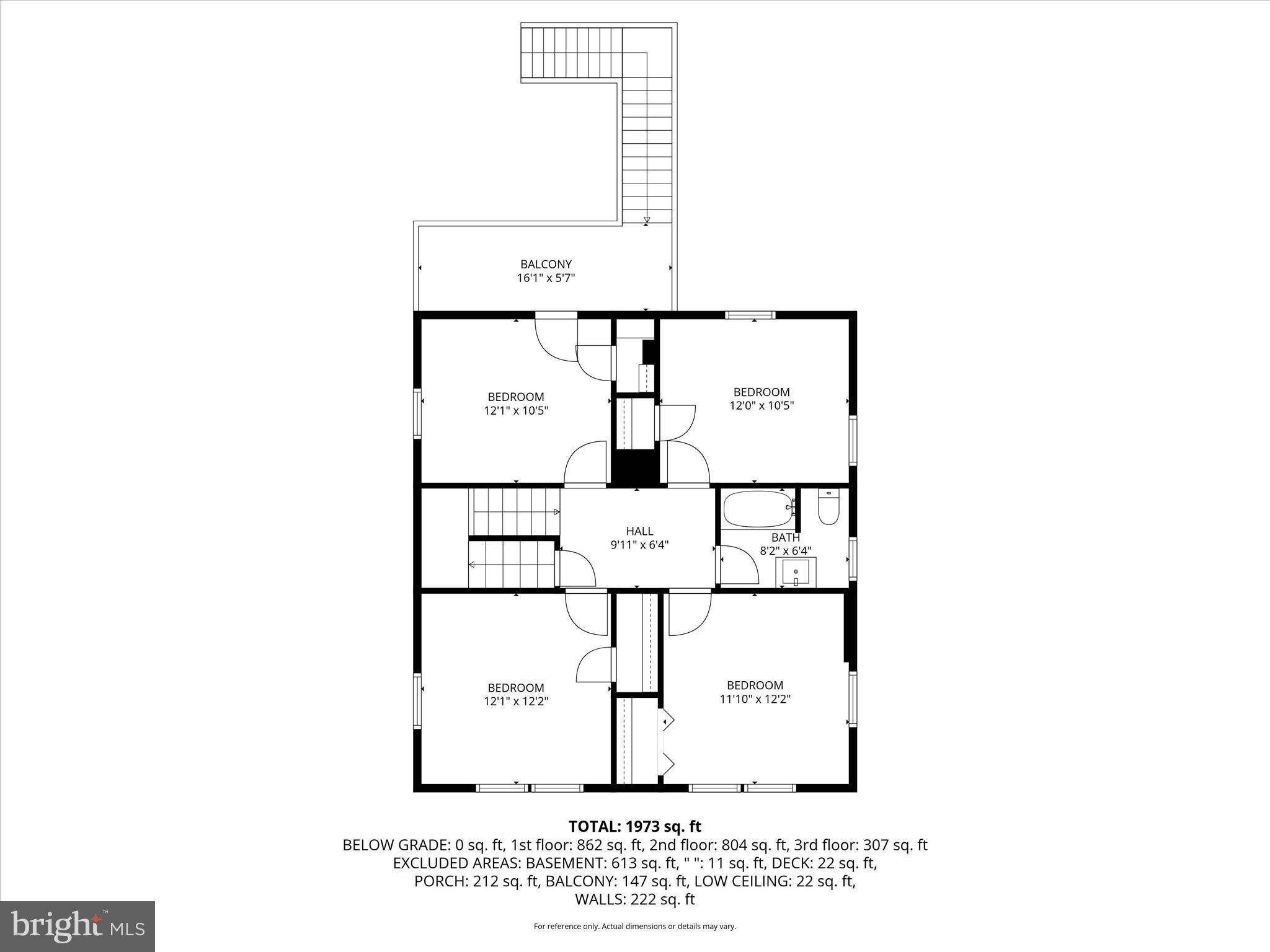 3911 Chatham Road Baltimore, MD 21207 - Photo 51 of 54 3911 Chatham Rd-2nd Floor With Dim