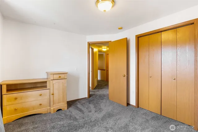 a view of a room with closet