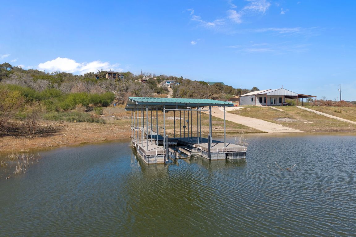 1690 Hickory Creek Road Marble Falls, TX 78654 - Photo 3 of 25 Dock area featuring a water view