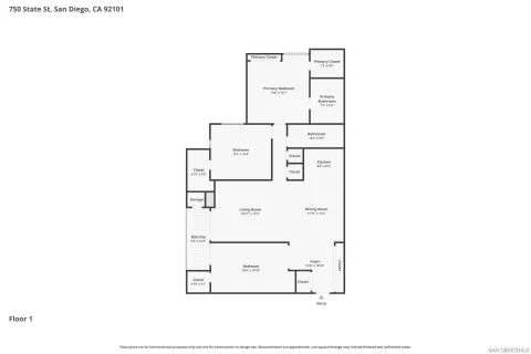 $950,000 | 750 State Street, Unit 202, San Diego, CA 92101