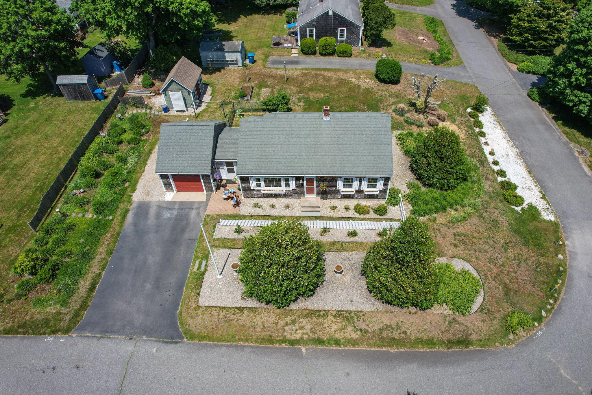 20 Peterson Road Falmouth, MA 02540 - Photo 19 of 28 aerial home plot