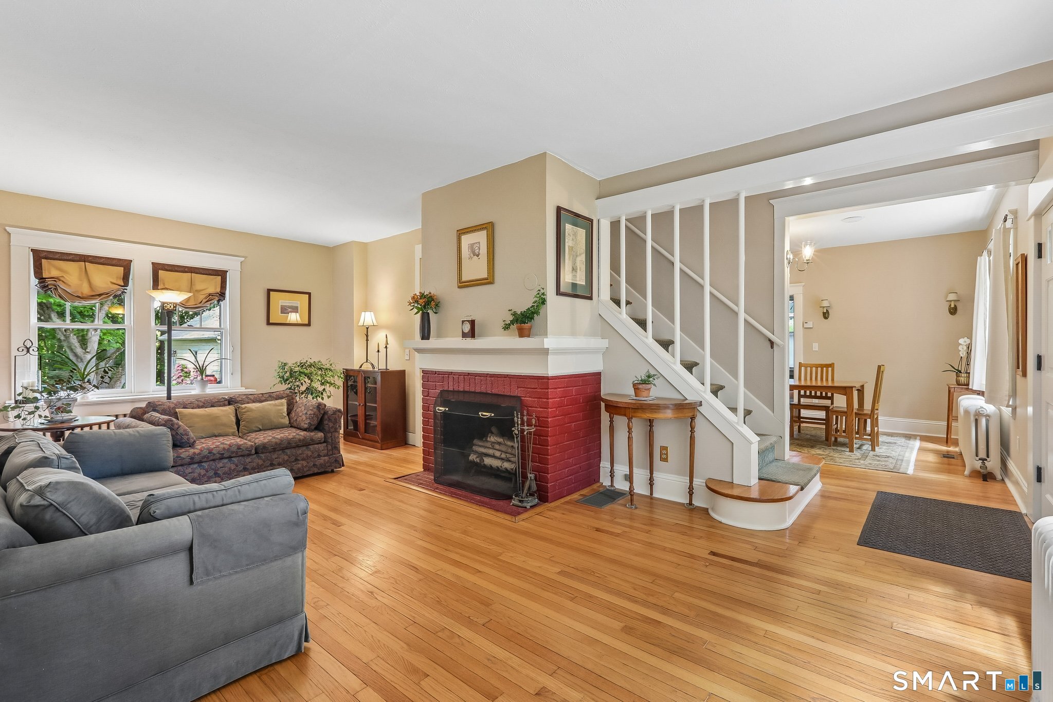 17 Ridge Road Danbury, CT 06810 - Photo 11 of 35 Spacious LR lots of light, fireplace, great flow