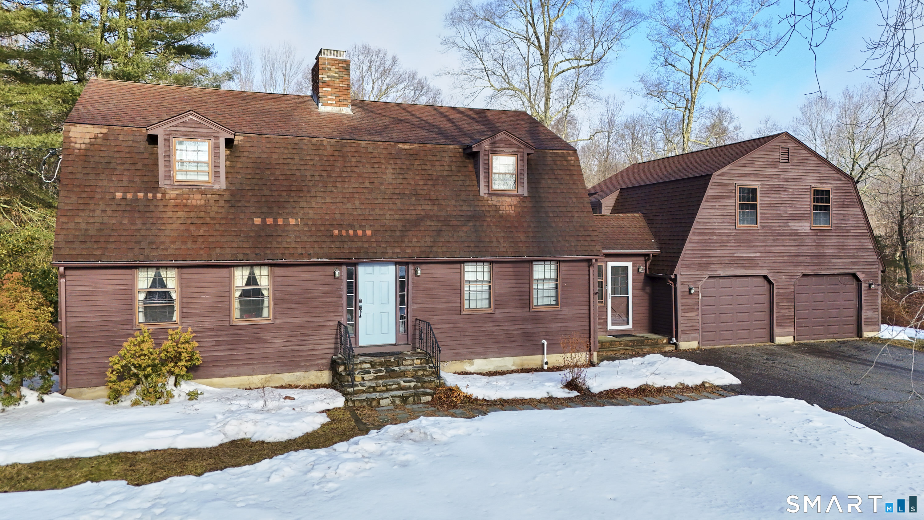 15 Haywardville Road East Haddam, CT 06423 - Photo 21 of 40 Classic gambrel colonial facade - Warm siding and symmetrical proportions - creates immediate New England charm and welcoming curb appeal.