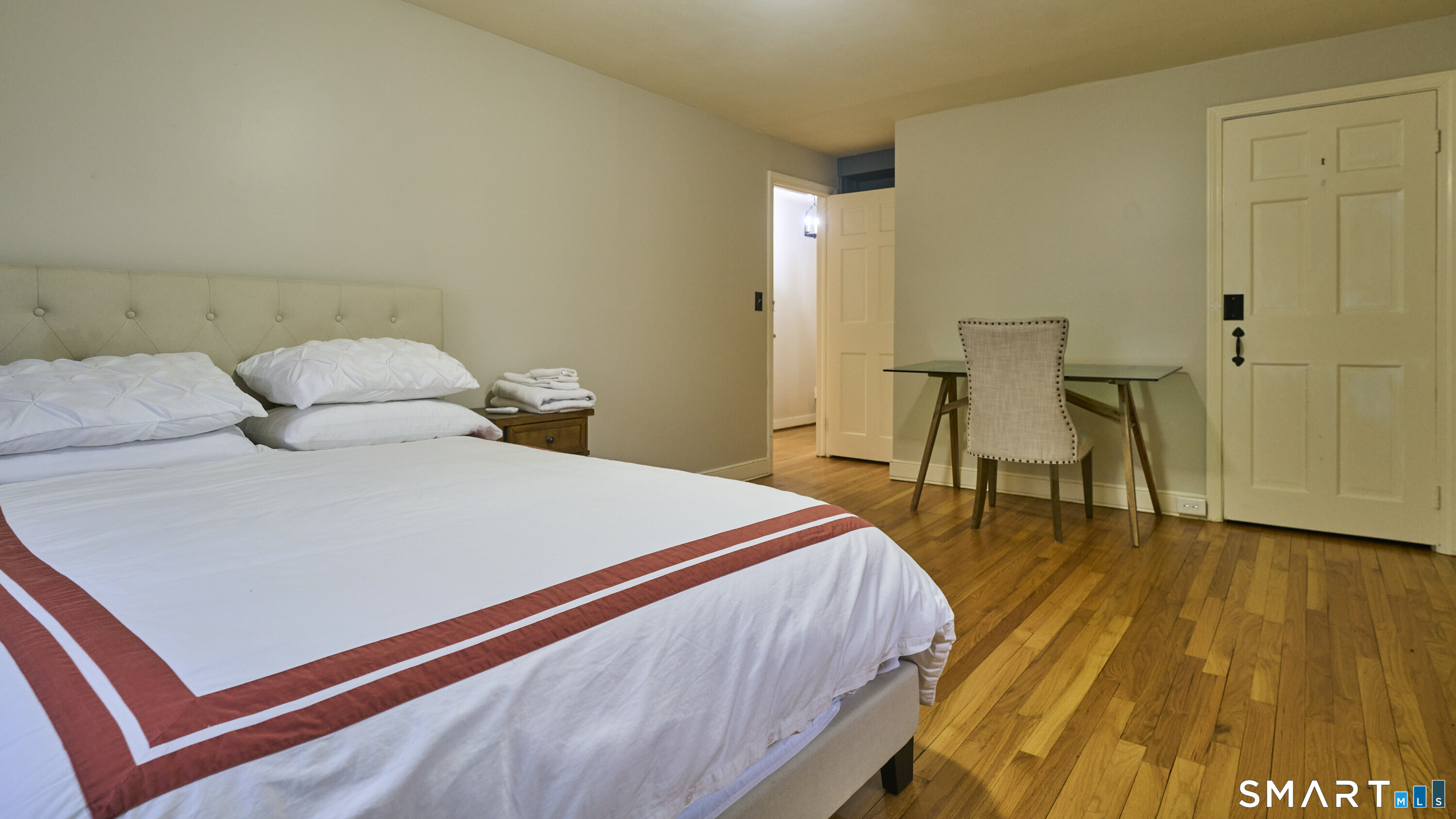 15 Haywardville Road East Haddam, CT 06423 - Photo 30 of 40 Bedroom perspective - Calm tones and hardwood continuity - enhances comfort and cohesion.