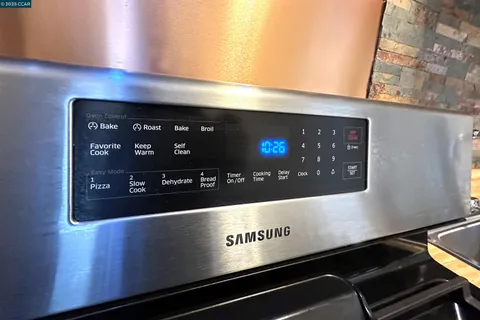 a close view of water heater