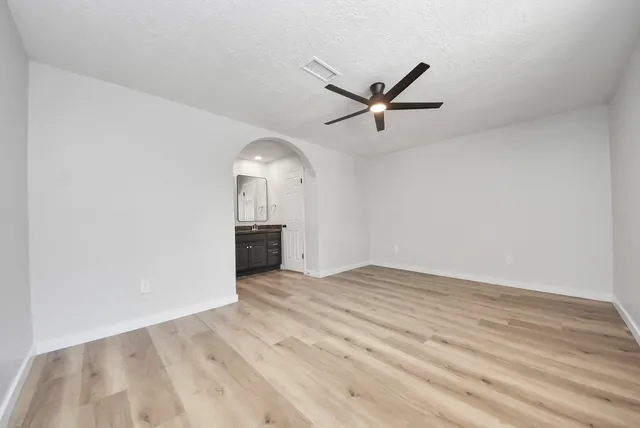 wooden floor in an empty room