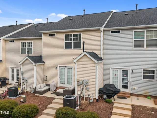 a view of a house with a patio