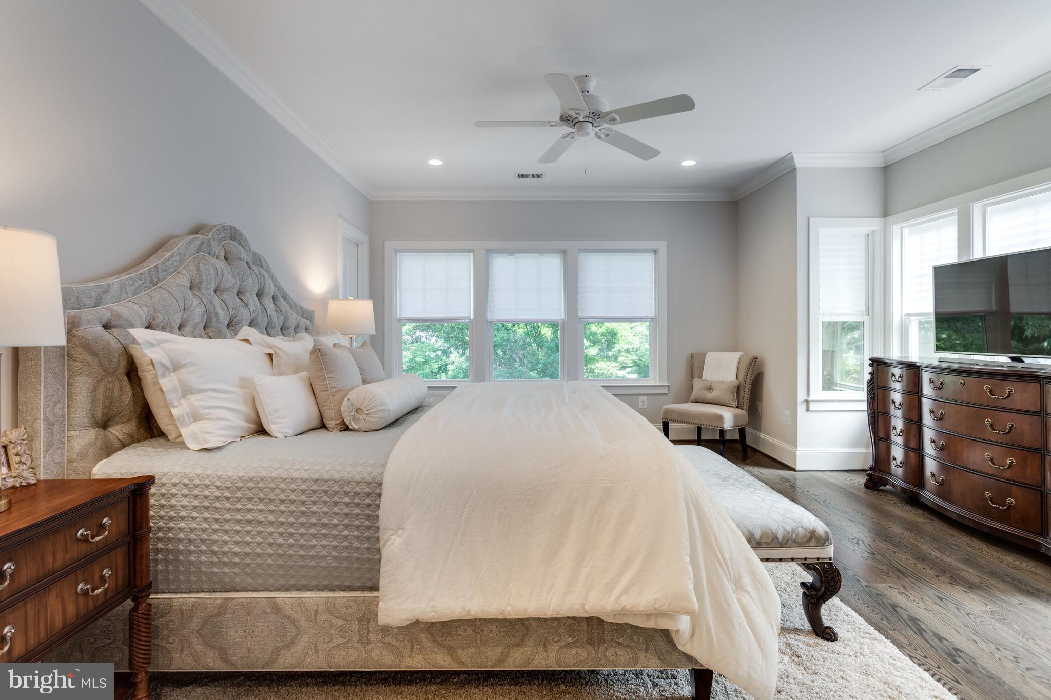 8115 Wellington Road Alexandria, VA 22308 - Photo 5 of 30 Master suite with 2 walk-in closets and spa bath