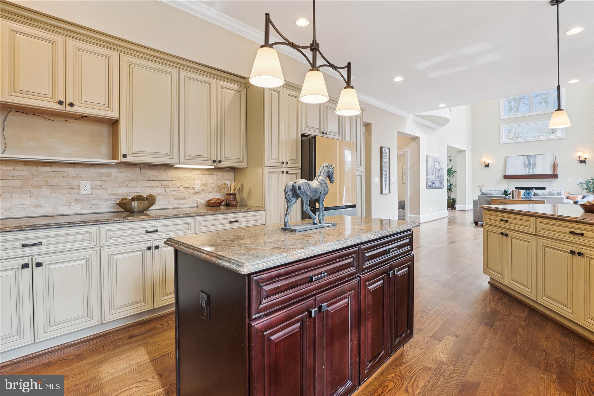 1217 Shenandoah Road Alexandria, VA 22308 - Photo 16 of 43 a kitchen with stainless steel appliances granite countertop a sink a stove and a refrigerator
