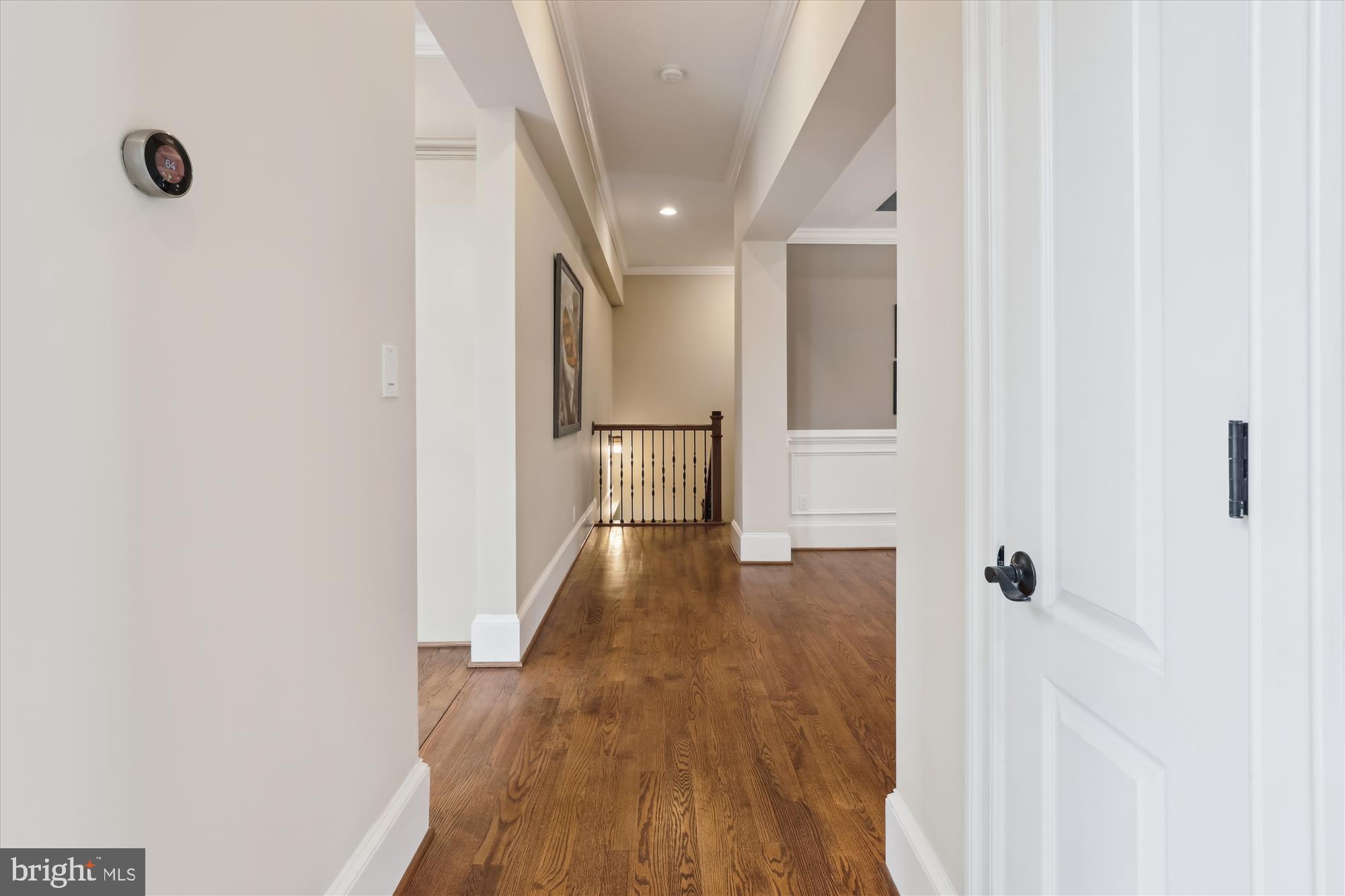 1217 Shenandoah Road Alexandria, VA 22308 - Photo 32 of 43 a view of a hallway with wooden floor