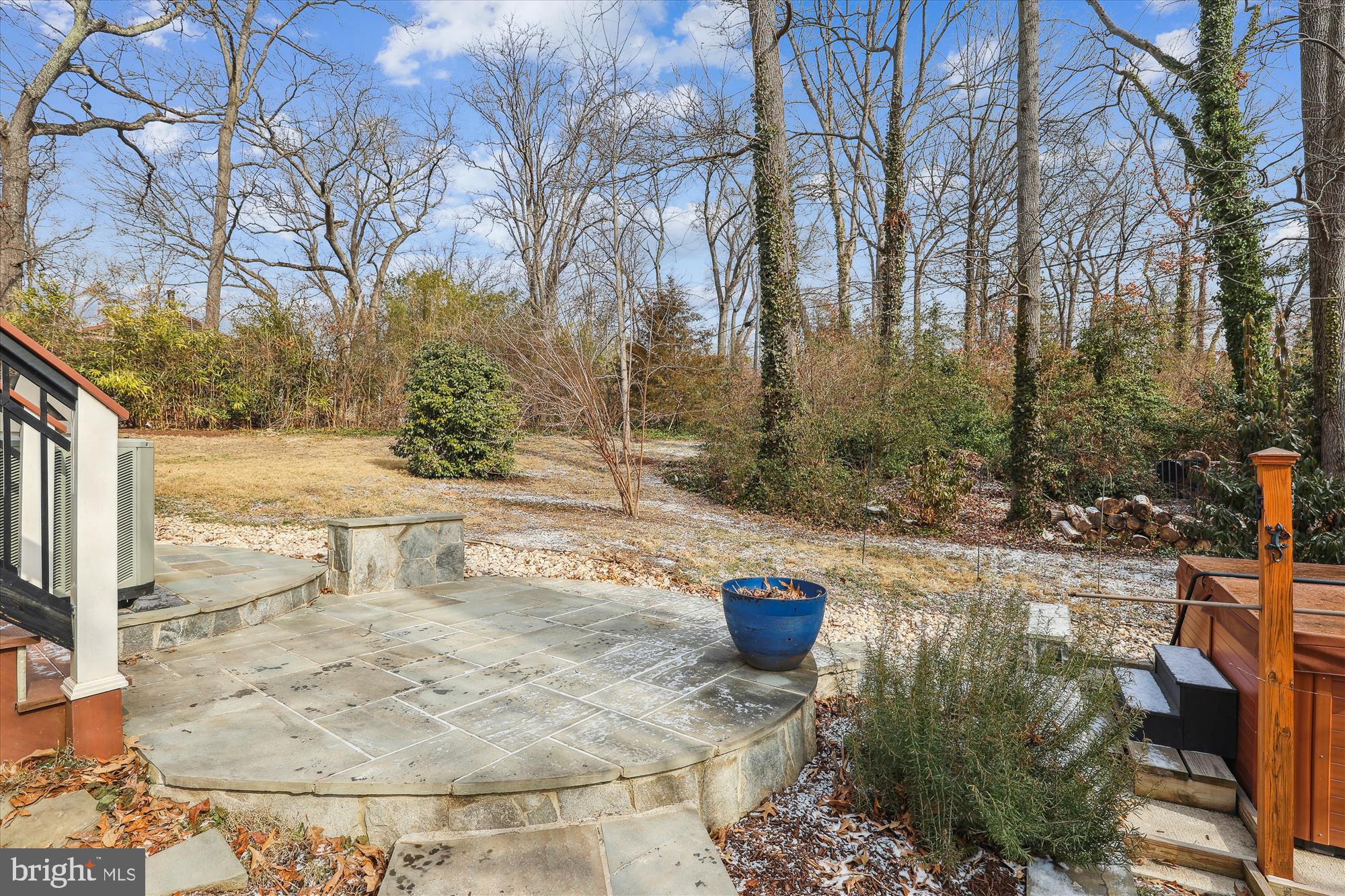 1217 Shenandoah Road Alexandria, VA 22308 - Photo 43 of 43 a view of a backyard that has plants and trees with wooden fence
