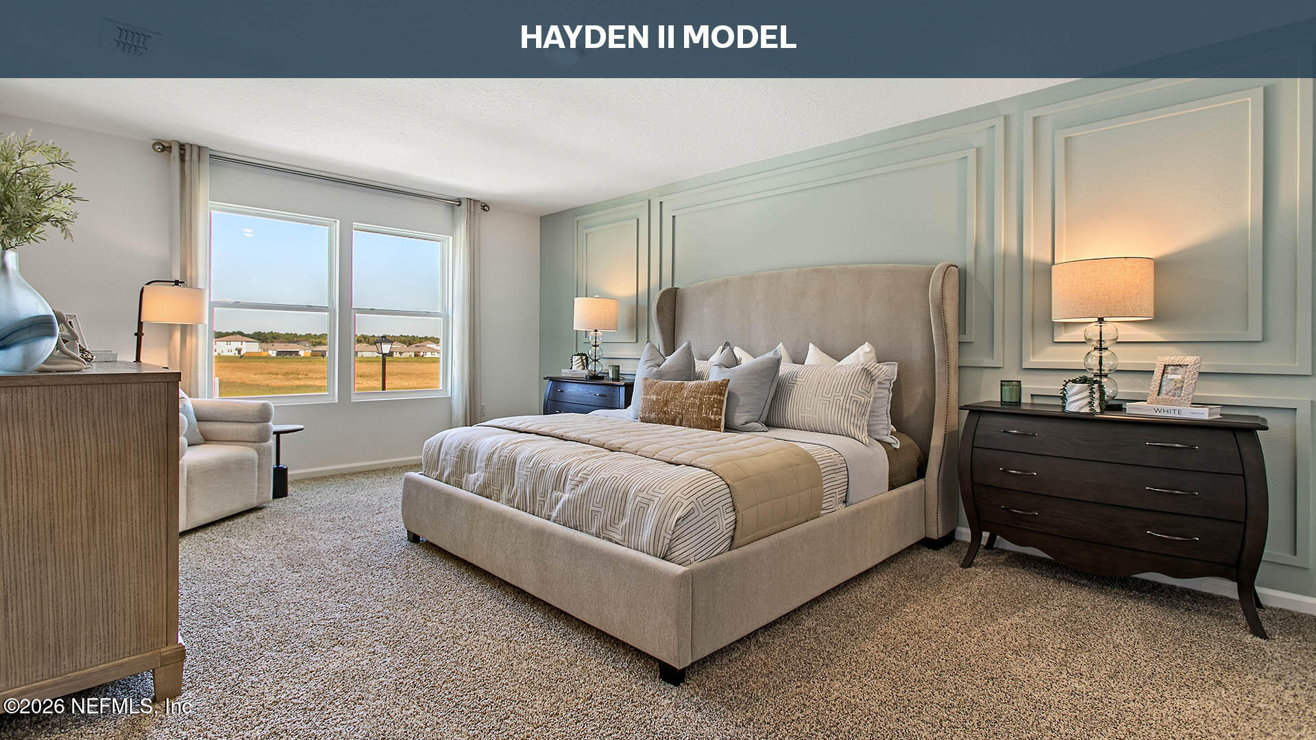 12384 Russian Olive Road Jacksonville, FL 32218 - Photo 19 of 62 a spacious bedroom with a bed and window