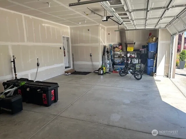 a room with gym equipment