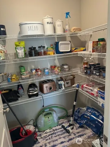 a room with storage and utility