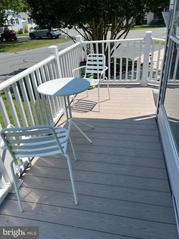 a view of outdoor space with seating area