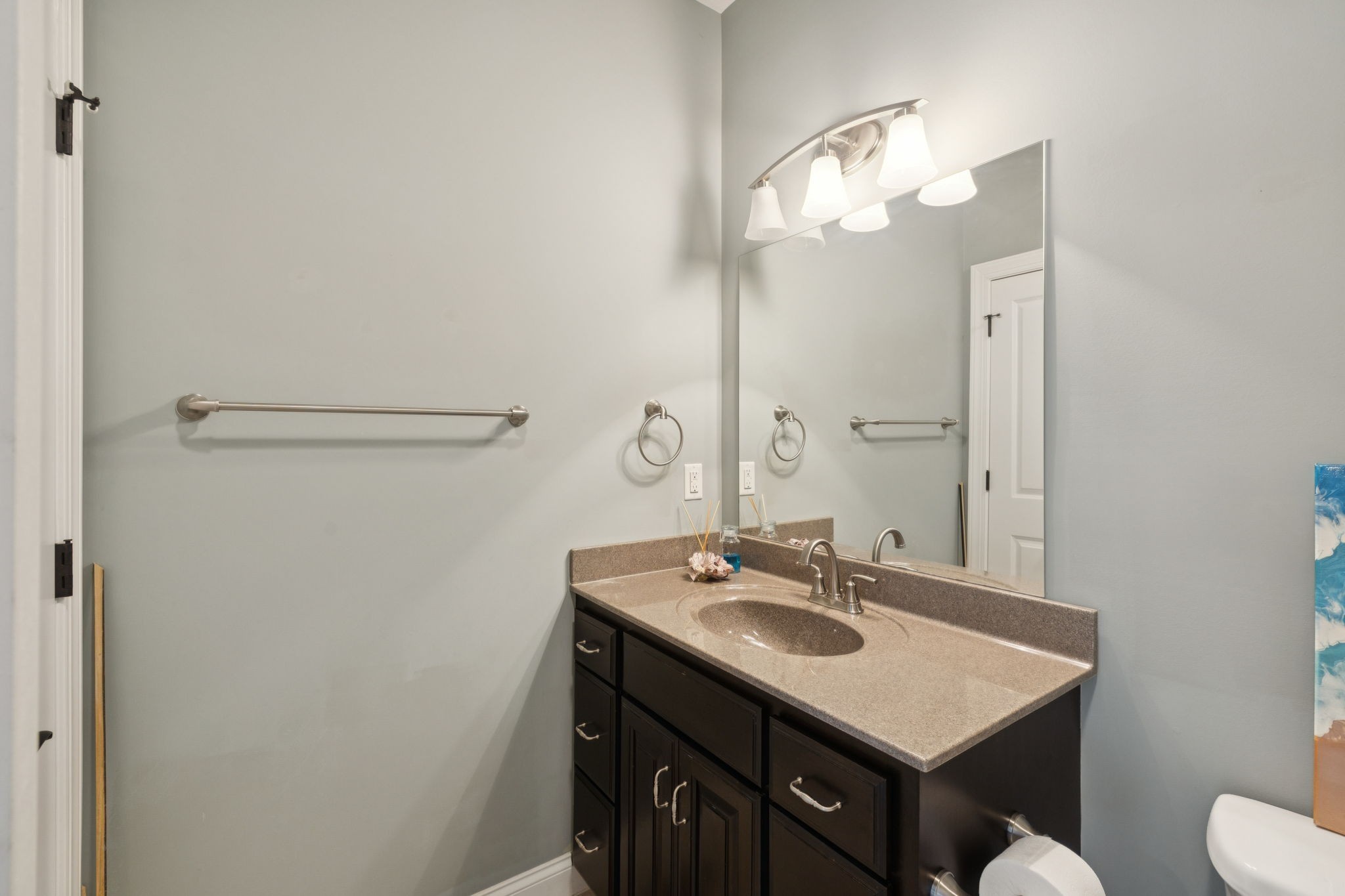 7270 Old Franklin Road Fairview, TN 37062 - Photo 45 of 96 a bathroom with a sink vanity and a mirror