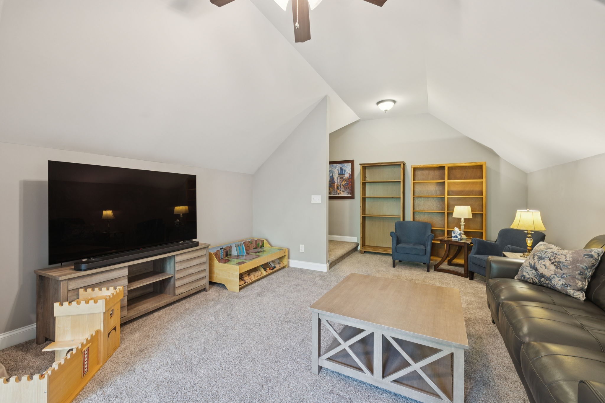 7270 Old Franklin Road Fairview, TN 37062 - Photo 52 of 96 a living room with furniture and a flat screen tv