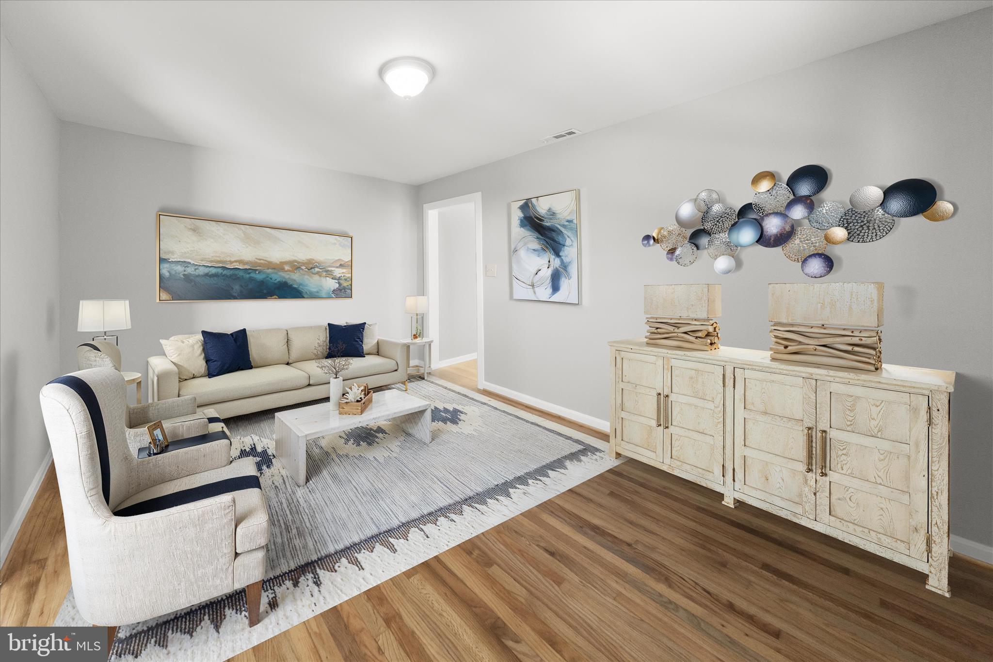 6306 Leapley Road Upper Marlboro, MD 20772 - Photo 2 of 33 Living Room Staged Using Virtual Tools