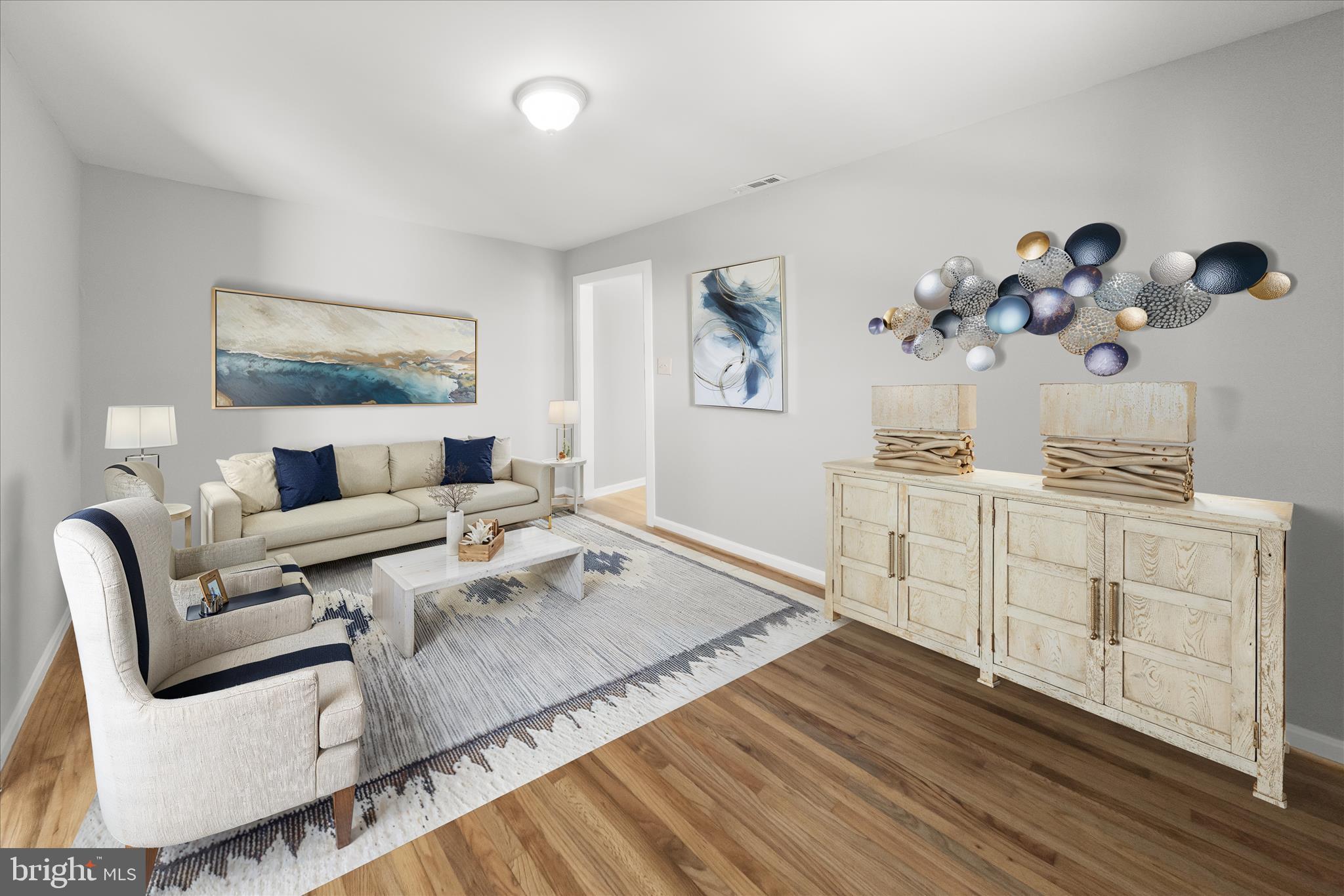6306 Leapley Road Upper Marlboro, MD 20772 - Photo 10 of 33 Living Room Staged Using Virtual Tools