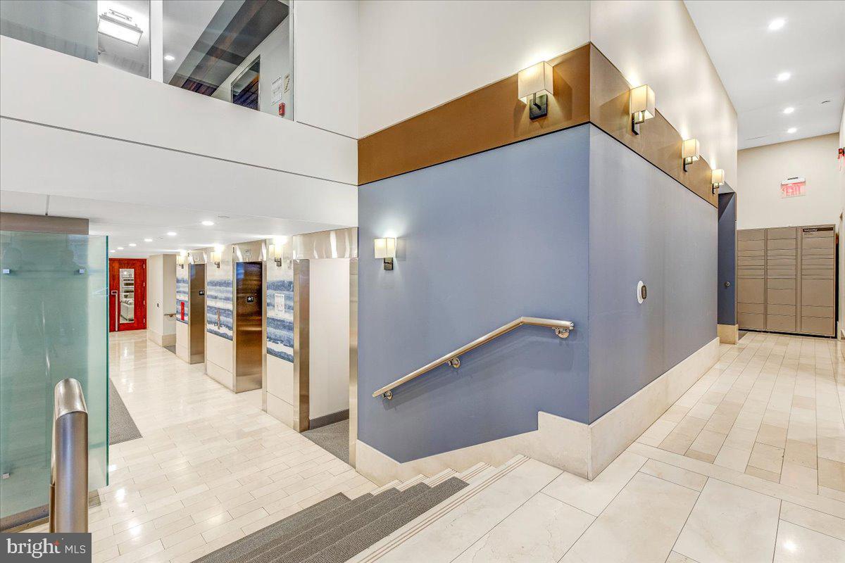 1025 First Street Southeast, Unit 614 Washington, DC 20003 - Photo 26 of 54 Elevators & Mail Area