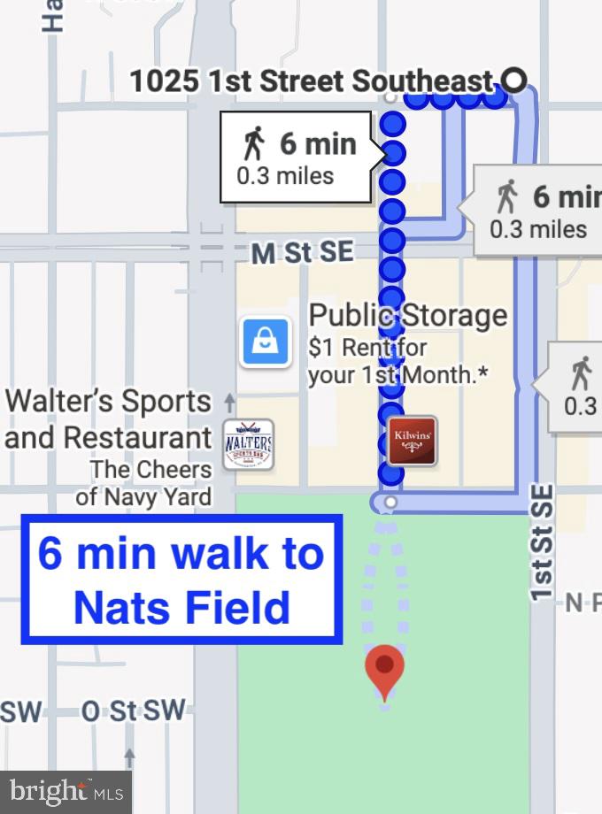 1025 First Street Southeast, Unit 614 Washington, DC 20003 - Photo 45 of 54 6 min walk to Nats Stadium