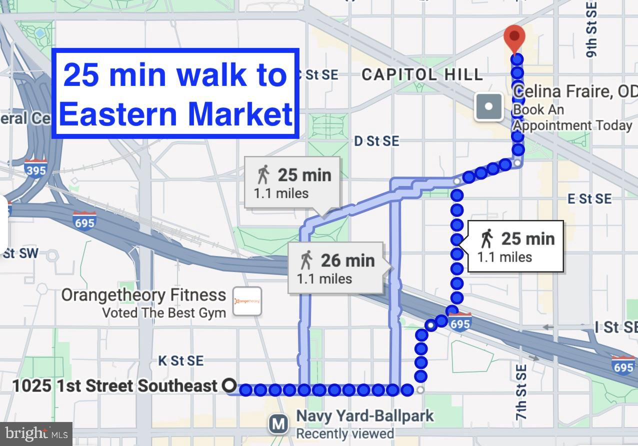 1025 First Street Southeast, Unit 614 Washington, DC 20003 - Photo 47 of 54 25 min walk to Eastern Market