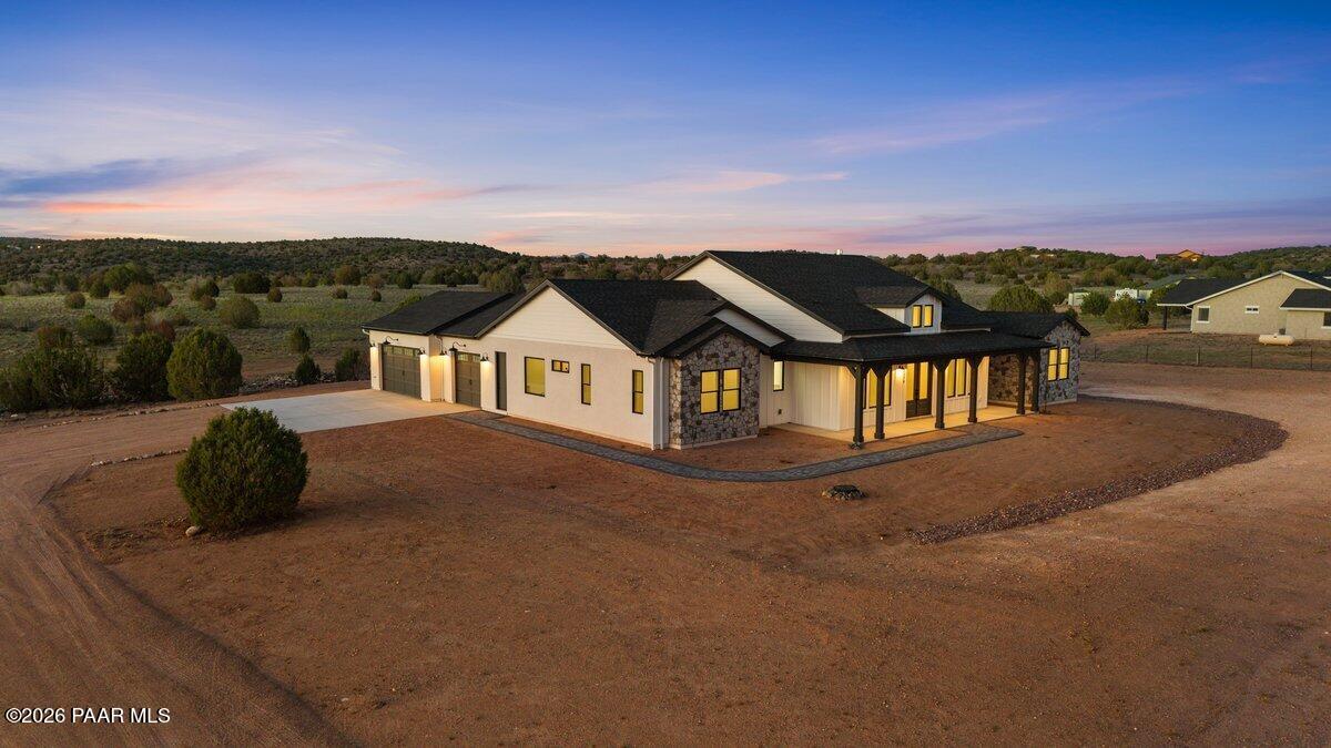 1170 East Cougar Ridge Road Paulden, AZ 86334 - Photo 50 of 59 Aerial View Front 2