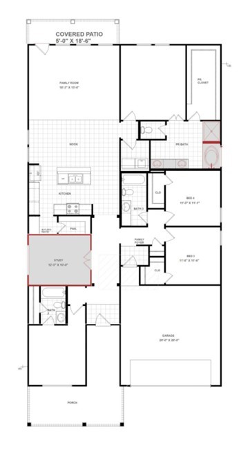 301 Gambels Quail Road Waller, TX 77484 - Photo 23 of 23 301 Gambels Quail Road Floor Plan